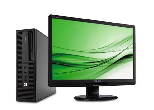 Комплект компьютер HP EliteDesk 800 G2 SFF Intel® Core™ i5 6400 2700MHz 6MB (6 gen) / 8 Gb / SSD 120 Gb + монитор 24 IPS MIX
