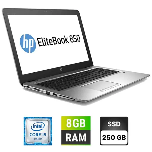Ноутбук HP EliteBook 850 G4 15.6 Intel i5 7200U 3100MHz 3Mb (7 gen) / 8 Gb SSD 240GB /1920x1080 Full HD Intel HD Graphics 620