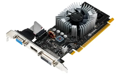 Видеокарта GeForce GT730 2 GB DDR3 128 bit DVI + VGA + HDMI Low Profile