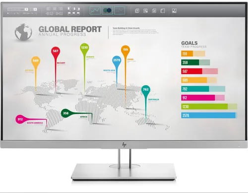 Монитор HP 27 EliteDisplay E273q Б/Р IPS 2K 2560 x 1440 VGA + HDMI