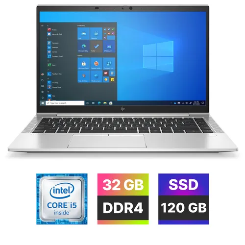 Ноутбук HP EliteBook 840 G8 14 IPS Intel i5 1145G7 4400MHz 8 MB (11 nd) / 32 Gb SSD 120GB M2 /1920x1080 Full HD Intel® Iris® Xe Graphics