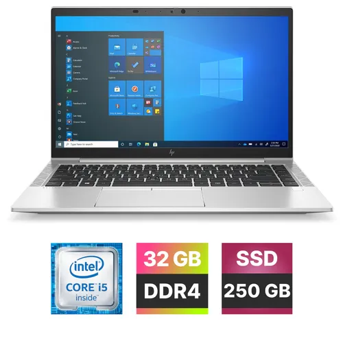 Ноутбук HP EliteBook 840 G8 14 IPS Intel i5 1145G7 4400MHz 8 MB (11 nd) / 32 Gb SSD 240GB M2 /1920x1080 Full HD Intel® Iris® Xe Graphics