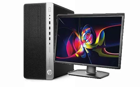 Комплект компьютер HP EliteDesk 800 G3 MT Intel® Core™ i5 6500 3200MHz 6MB (6 gen) / 16 Gb / SSD 240 Gb + монитор 24 Dell U2412M