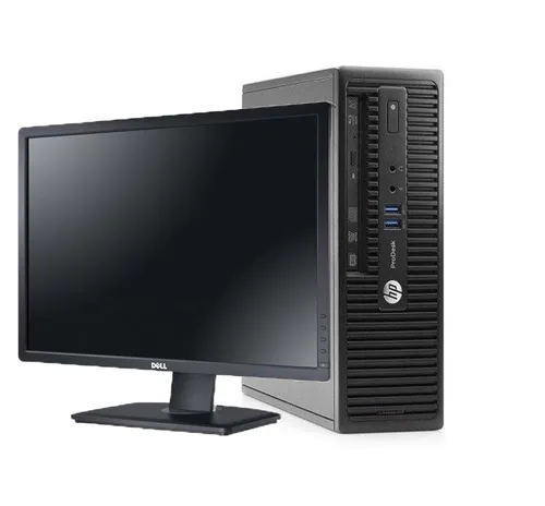 Комплект компьютер HP ProDesk 400 G3 SFF Intel® Core™ i3 6100 2300MHz 3MB (6 gen) / 16 Gb / SSD 240 Gb + монитор 24 Dell U2412M