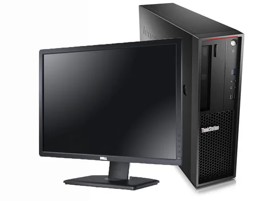 Комплект компьютер Lenovo ThinkStation P310 SFF Intel® Core™ i3 6100 2300MHz 3MB (6 gen) / 4 Gb / 500 Gb + монитор 24 Dell U2412M