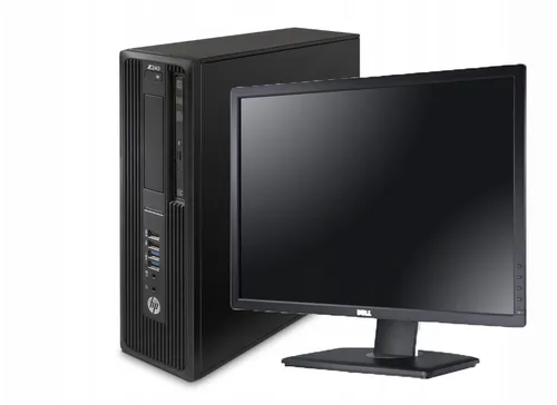 Комплект компьютер HP WorkStation Z240 SFF Intel® Core™ i5 6500 3200MHz 6MB (6 gen) / 8 Gb / SSD 120 Gb + монитор 24 IPS MIX