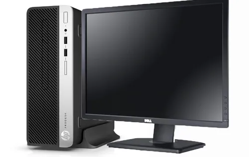 Комплект компьютер HP ProDesk 400 G5 SFF Intel® Core™ i5 8500 3000MHz 9MB (8 gen) / 8 Gb / SSD 120 Gb + монитор 24 Dell U2412M
