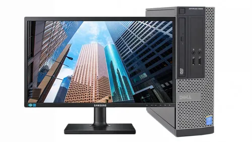 Комплект компьютер Dell OptiPlex 3020 SFF Intel® Core™ i5 4430s 2700Mhz 6Mb (4 gen) / 8 Gb / SSD 120 Gb + монитор 22 Samsung S22E/C450BW