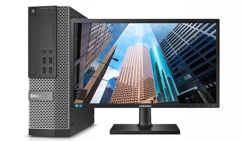 Комплект компьютер Dell OptiPlex 7020 SFF Intel® Core™ i3 4130 3400Mhz 3Mb (4 gen) / 8 Gb / SSD 120 Gb + монитор 22 Samsung S22E/C450BW