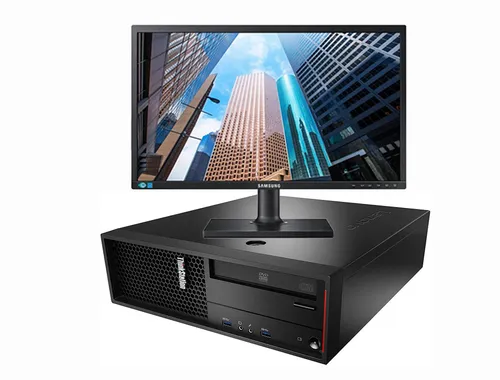 Комплект компьютер Lenovo ThinkStation P310 SFF Intel® Core™ i3 6100 2300MHz 3MB (6 gen) / 16 Gb / SSD 240 Gb + монитор 22 Samsung S22E/C450BW