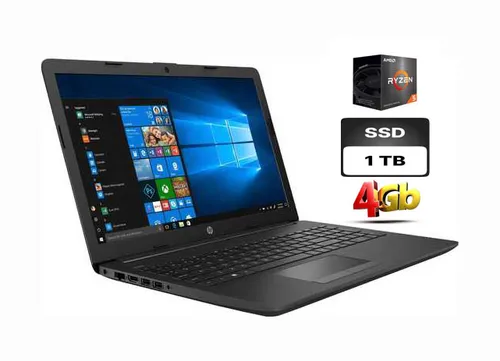 ноутбук HP 255 G7 15.6 AMD Ryzen 5 PRO 3500U 3700MHz 4MB / 4 GB SSD 1TB M2 /1920x1080 Full HD Radeon Vega 8 Grade А Slim DVD-RW