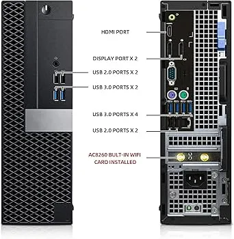 Dell OptiPlex 5040 SFF Intel i5 6400 2700MHz 6MB (6 gen) 8 Gb SSD 120 Gb Intel HD Graphics 530