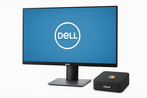 Комплект компьютер Asus ChromeBox 3 Mini PC Intel® Core™ i7 8550U 1800MHz (8 gen) / 16 Gb / SSD 480 Gb + монитор 24 Dell P2422H
