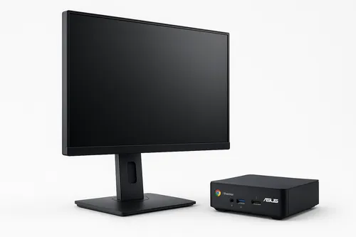 Комплект компьютер Asus ChromeBox 3 Mini PC Intel® Core™ i7 8550U 1800MHz (8 gen) / 32 Gb / SSD 240 Gb + монитор 24 LG 24BK550Y