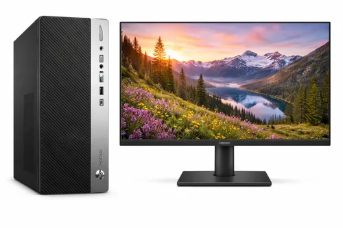 Комплект компьютер HP EliteDesk 705 G4 MT AMD Ryzen 5 PRO 2400G 3600MHz 4MB (8 gen) / 16 Gb / SSD 240 Gb + монитор 24 IPS MIX