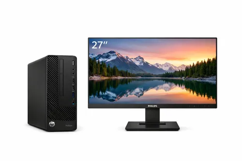 Комплект компьютер HP ProDesk 600 G6 Intel® Core™ i5 10400 4300MHz 12MB (10 gen) / 16 Gb / SSD 240 Gb + монитор 24 IPS MIX