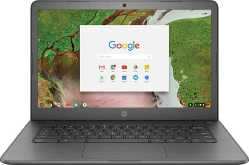 Ноутбук HP ChromeBook 14 14ca061dx TouchScreen 14 Intel® Celeron® N3350 2400MHz 2MB (6nd) / 4 GB SSD 32GB M2 /1366x768 WXGA LED 16:9 Intel HD Graphics 500