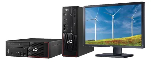 Комплект компьютер Fujitsu-Siemens Esprimo C710 SFF Intel® Core™ i3 3220 3300MHz 3Mb (3 gen) / 4 Gb / 500 Gb + монитор 22 Dell P2212H